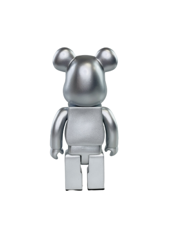 Bearbrick x XLarge x Hajime Sorayama Серебро 200% (17 см)