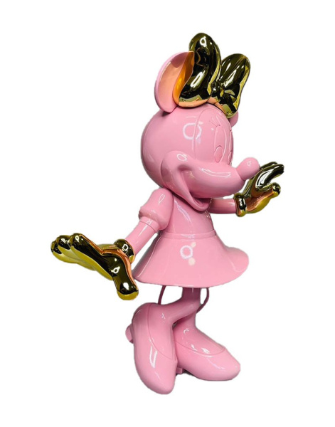 Фигурка Минни Маус Девочка (Розовый/золотой) 32см