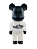 Bearbrick Nike Lunar AIR force (AF1) Черная голова 400% (28 см)