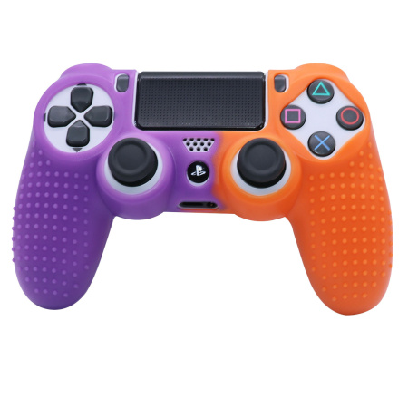 Захисний чохол PS4 / Slim / Pro протиковзка з частинками кольори