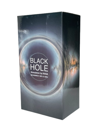 Bearbrick x NASA Black Hole (Фігурка Чорна діра) 400% (28см)