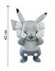 Фигурка Kaws Покемон Пикачу Серый (42 см)
