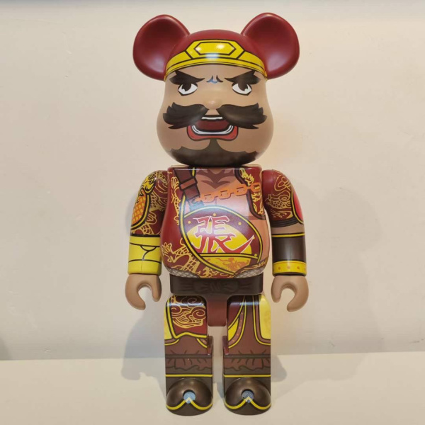 Bearbrick Zhang Fei (Фігурка Чжан Фей) Червоний 400% (28 см)