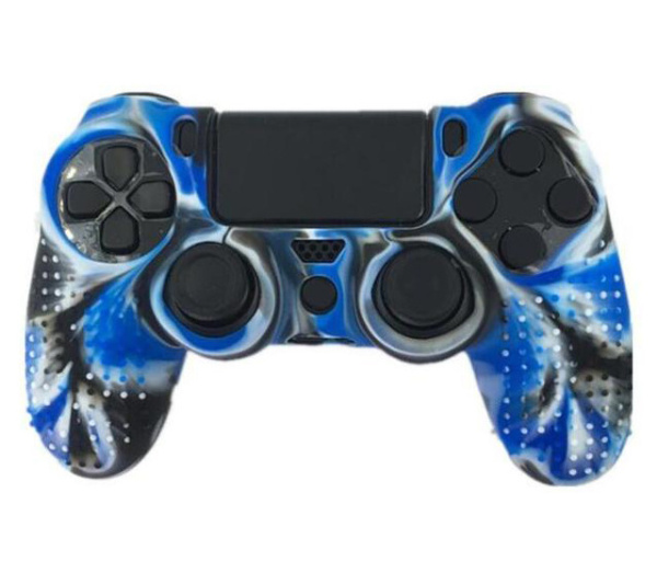 Захисний чохол PS4 / Slim / Pro протиковзка з частинками кольори