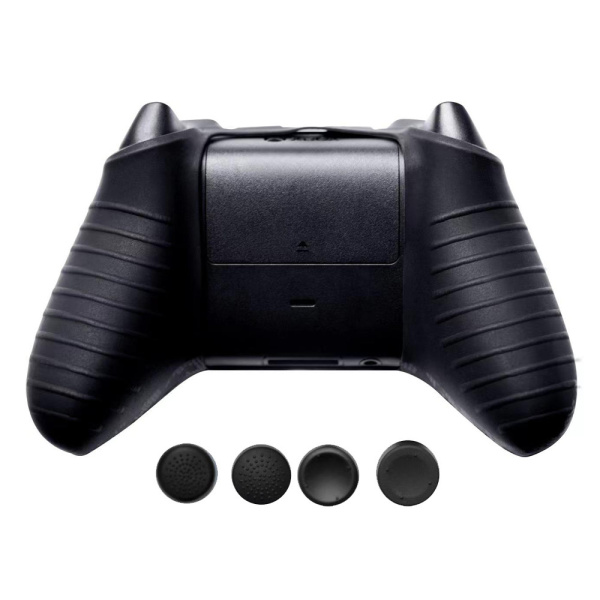 Камуфляжний силіконовий чохол для геймпада Xbox Series X|S з насадками на стіки (модель HX-015)