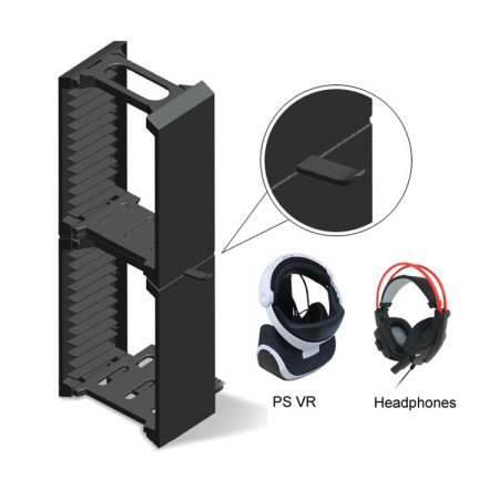 Стелаж для зберігання дисків PS5 /PS4/XBOX ONE  24 шт Кронштейн для шолома VR  TP4-838