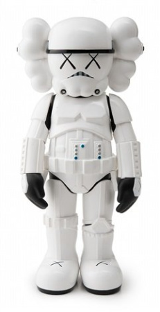 KAWS Star Wars Storm Trooper Companion виниловая фигурка (Белый) - 25 см