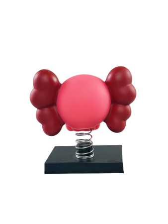 Kaws Companion (Cars Series) Фигурка Башкотряс Голова (Красный) - 13 см