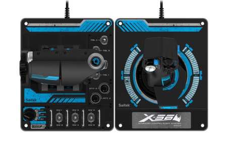 Джойстик Saitek X56 Rhino H.O.T.A.S. Pro Flight System (SCB432210002/01/1)