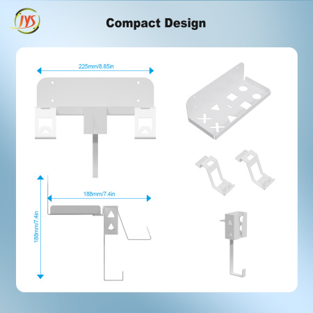 Настінний кронштейн для консолі PS5 pro зберігати 2 Dualsense та навушники  JYS-P5177