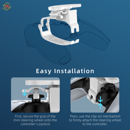 Міні-кермо JYS для геймпада PS5 (JYS-P5208) — аксесуар для гоночних ігор