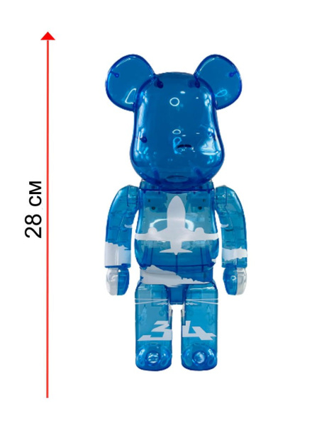 Bearbrick ANA (фігурка з білим літаком) 400% (28см) Bearbrick ANA (фігурка з білим літаком) 400% (28см)