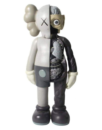 Фигурка KAWS Dissected Companion (серый) – 37 см