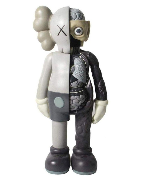 Фигурка KAWS Dissected Companion (серый) – 37 см Фигурка KAWS Dissected Companion (серый) – 37 см