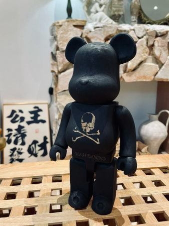 BEARBRICK × Karimoku × mastermind JAPAN 400% Black