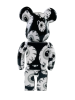 Bearbrick MISHKA Монохромный 400% (28 см)