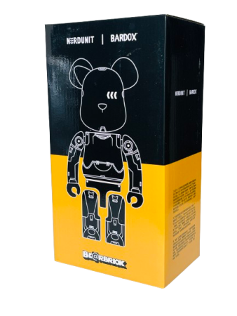 Bearbrick x Nerdunit x Bardox (Фігурка Гібрид робот космічної ери) 400% (28см)