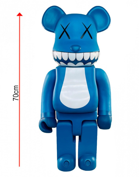 Bearbrick Chompers Виниловая фигурка MEDICOM x KAWS 1000% (70см)
