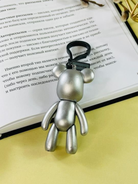Брелок Bearbrick (Серебряный)