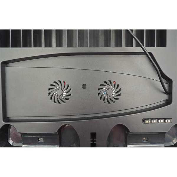 Зарядная станция для 2 DualSense  PS5 охолоджувальна підставка зберігання дисків   HBP-271