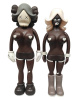 Kaws The Twins Близнецы (Коричневые) 40 см