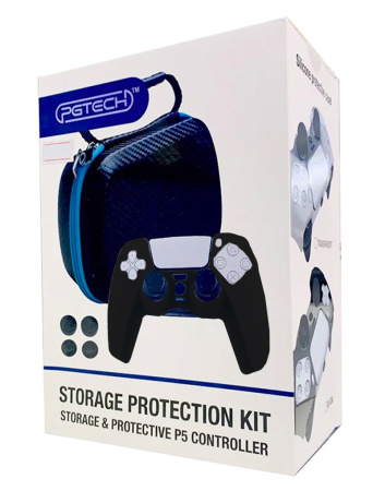 Захисний чохол для геймпада PS5 DualSense PGTECH Storage Protection Kit (чорний)
