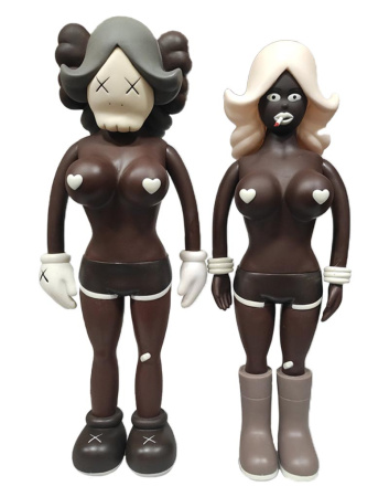 Kaws The Twins Близнецы (Коричневые) 40 см