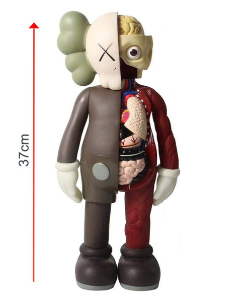Фигурка KAWS Dissected Companion (коричневый) – 37 см Фигурка KAWS Dissected Companion (коричневый) – 37 см