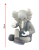 Фигурка KAWS Companion Small Lie Grey (Серый) 20 см
