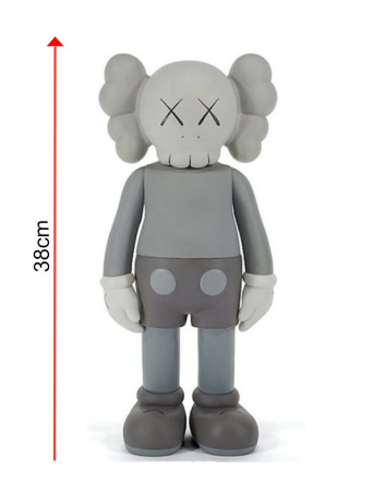 Kaws Five Years Later Companion виниловая фигурка (серый) - 38 см