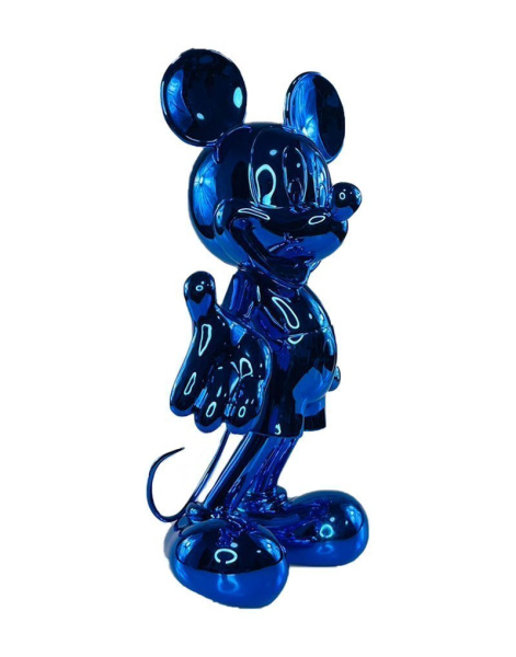 Фигурка Микки Маус Mickey Welcome (Синий металлик) 30см