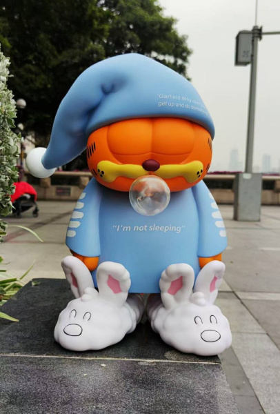 Фігурка Кіт Гарфілд I'm not sleeping (26см)