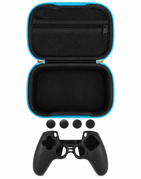 Захисний чохол для геймпада PS5 DualSense PGTECH Storage Protection Kit (чорний)