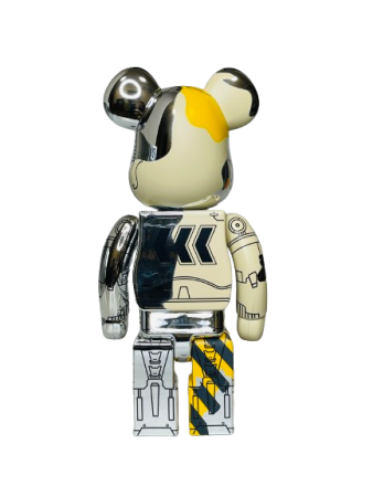 Bearbrick x Nerdunit x Bardox (Фігурка Гібрид робот космічної ери) 400% (28см)