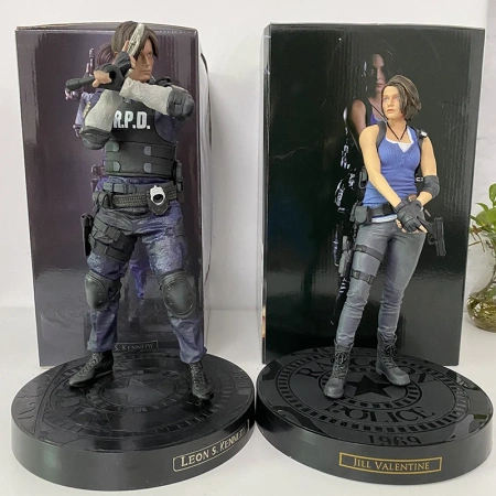 Resident Evil RE:2 Leon and Jill Valentine (Фігурка Леон і Джилл Валентайн) 30см