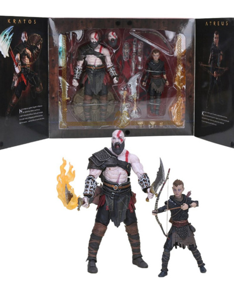 Фигурка God of War Кратос и Атрей 13\20 см
