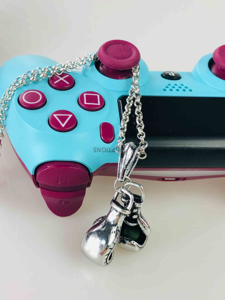 Кулон-підвіска “Боксерські рукавиці” для геймерів — ігровий металевий амулет на ланцюжку