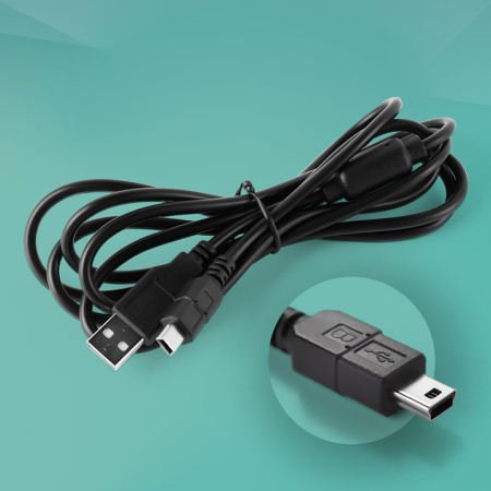 Кабель для заряджання контролера PS3 Кабель для передачі даних USB  1,8 М  чорний 