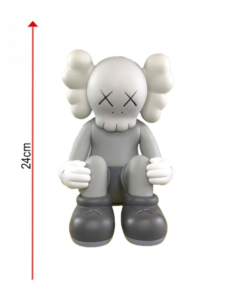 KAWS Seeing Watching Виниловая Фигурка (серый) - 24 см KAWS Seeing Watching Виниловая Фигурка (серый) - 24 см