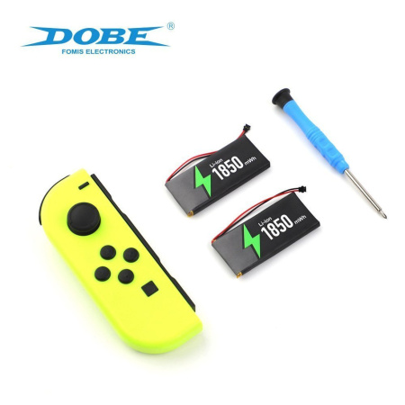 Акумуляторна батарея лівої та правої OLED Joy-con батареї 2шт + викрутка TNS - 2158B