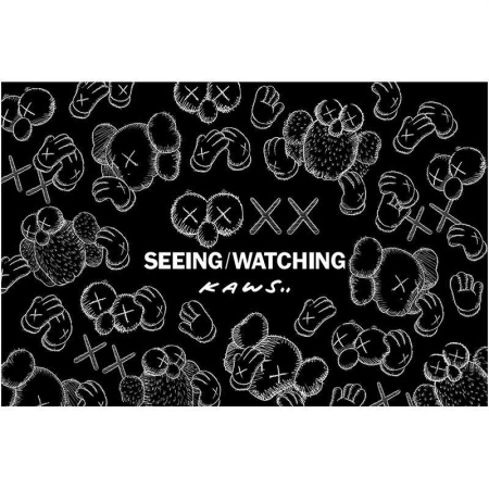 Ковер Kaws BFF Companion XX Seeing/Watching Design Черный