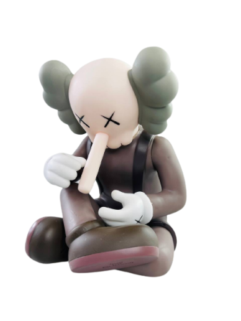 Фигурка KAWS Companion Small Lie (Коричневый) - 20 см
