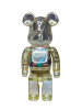 Bearbrick X-Girl (фігурка прозора біла) 400% (28см)