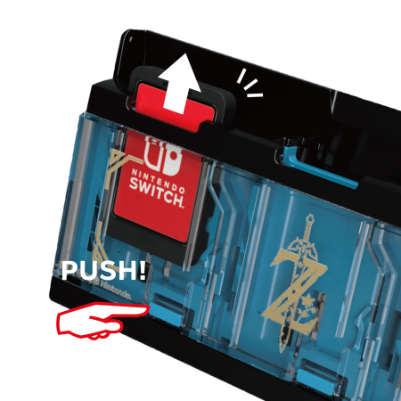 Nintendo Switch Кейс Hori (Zelda) для хранения 6 игровых карт для консоли Nintendo Switch (NSW-097U)