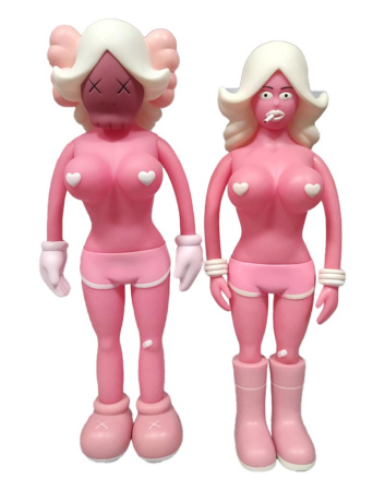 Kaws The Twins Близнецы (Розовые) 40 см