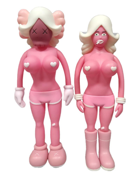 Kaws The Twins Близнецы (Розовые) 40 см Kaws The Twins Близнецы (Розовые) 40 см