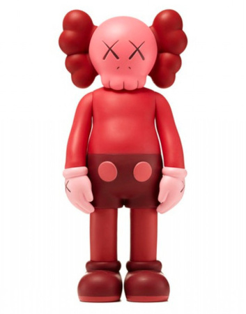 KAWS Companion Open Edition виниловая фигурка (Красная) 28 см