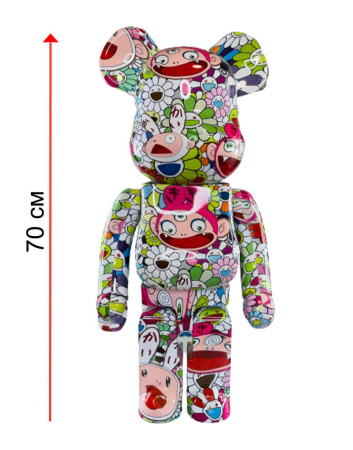 Bearbrick Takashi Murakami ABS 1000％ (70см)