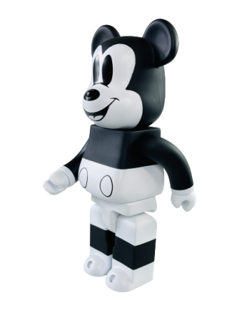 Bearbrick Микки Маус (Черно-Белый) 400% (28 см)