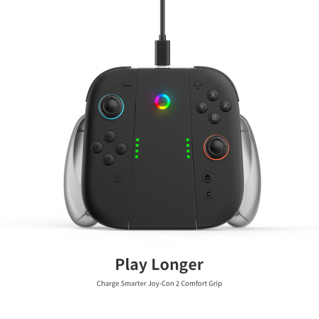 Зарядний тримач для лівого та правого контролера Nintendo Switch 2 (Grip Holder) JYS-NS22871